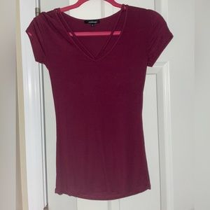 Ambiance Maroon Top Small